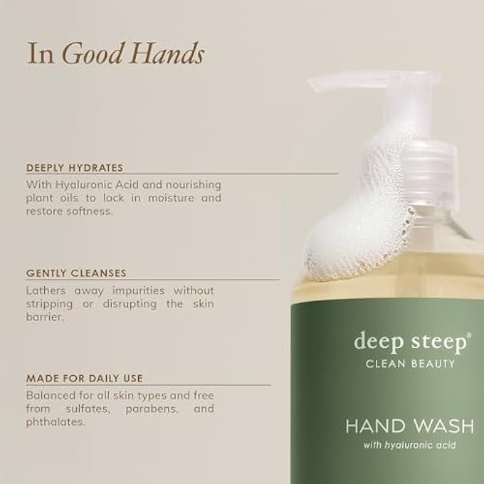 Deep Steep LIQUID HAND WASH, 17.6 OUNCES (COCONUT LIME) - Image 5